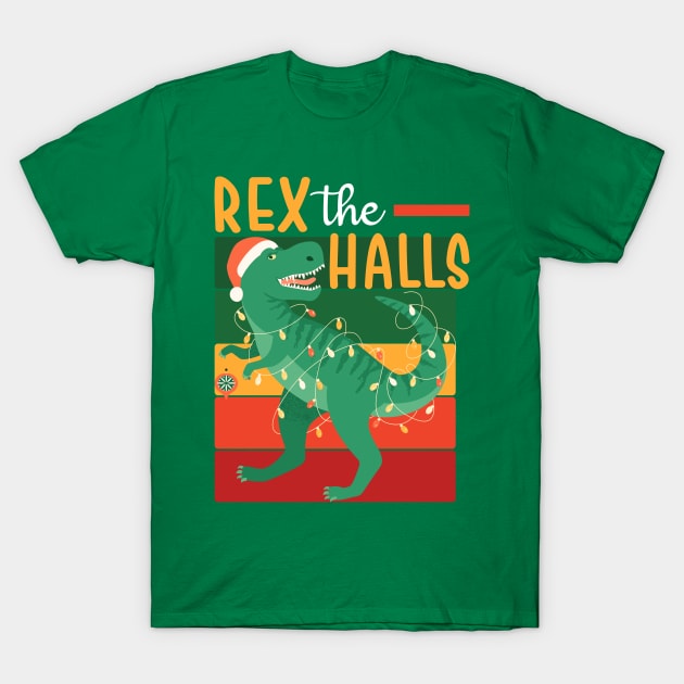 Rex the Halls T-Shirt by Ms. Fabulous